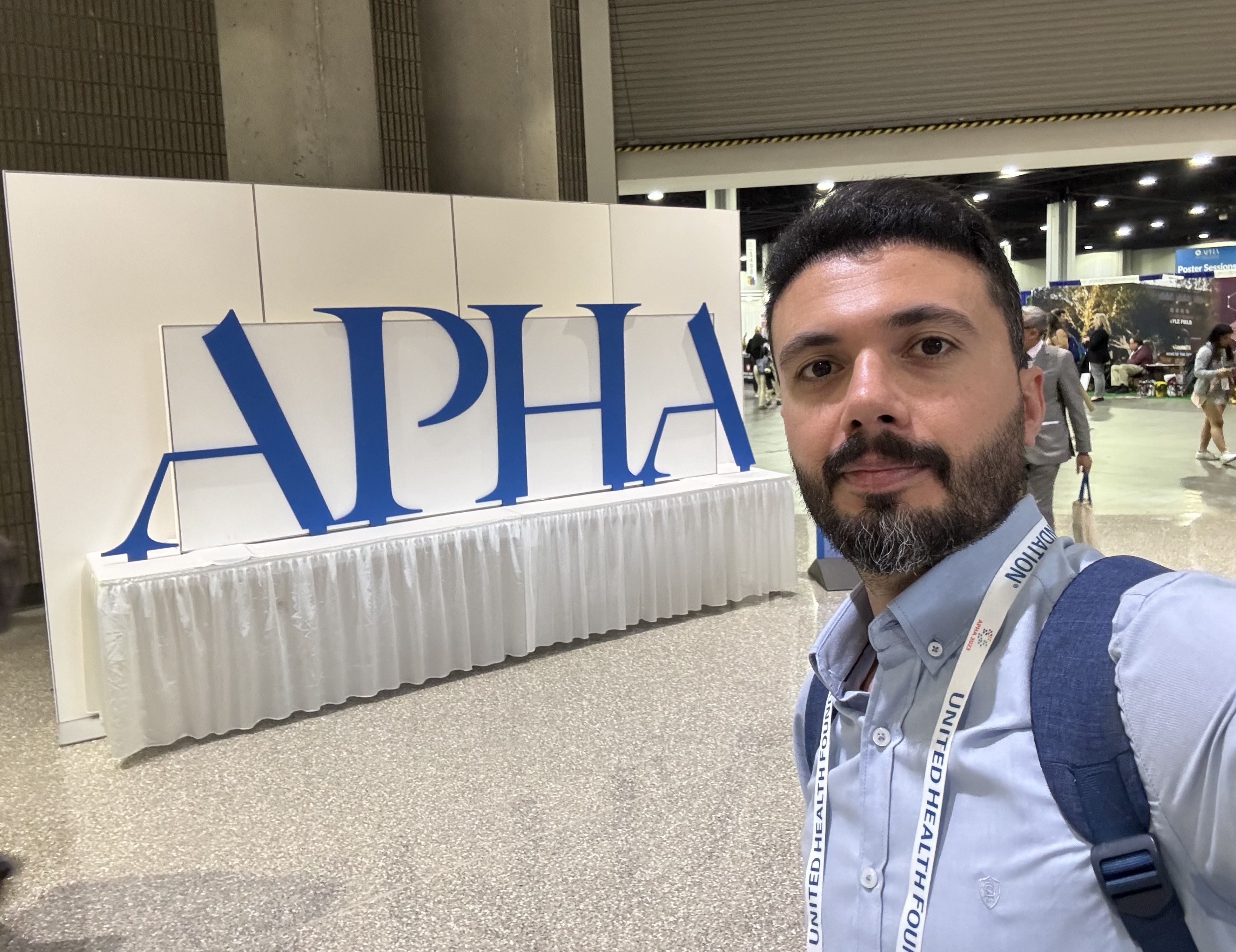 APHA 2023 poster presentation — photo 1